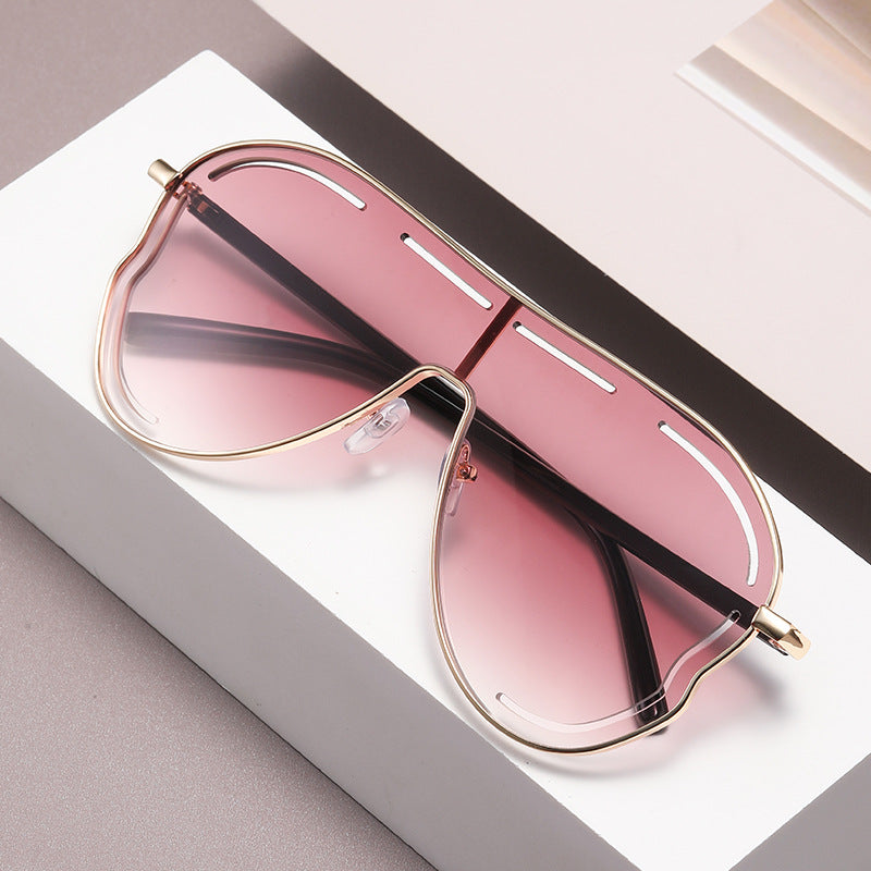 Designer-Style Toad-Shaped Hollow Sunglasses