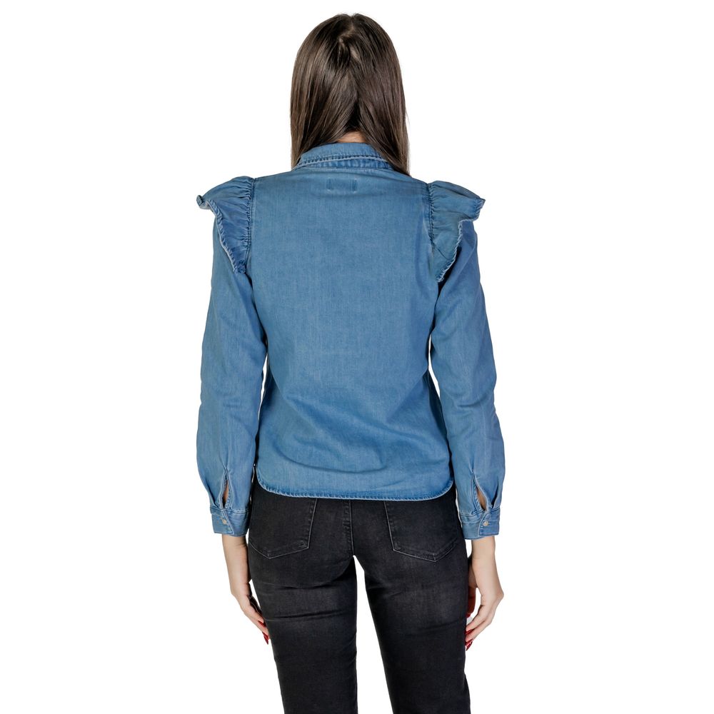 Only Blue Cotton Blouse