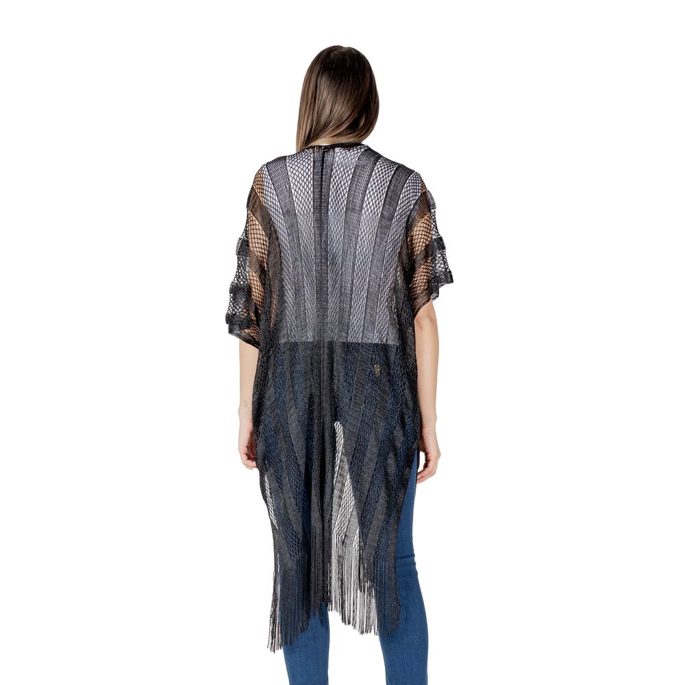 Liu Jo Black Polyester Scarf