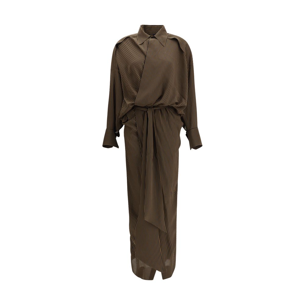 Petar Petrov Multicolor Silk Casual Dress