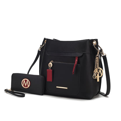 Vegan Leather Hobo & Wristlet Set | Effortless Elegance in Two Pieces