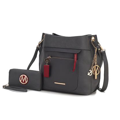 Vegan Leather Hobo & Wristlet Set | Effortless Elegance in Two Pieces