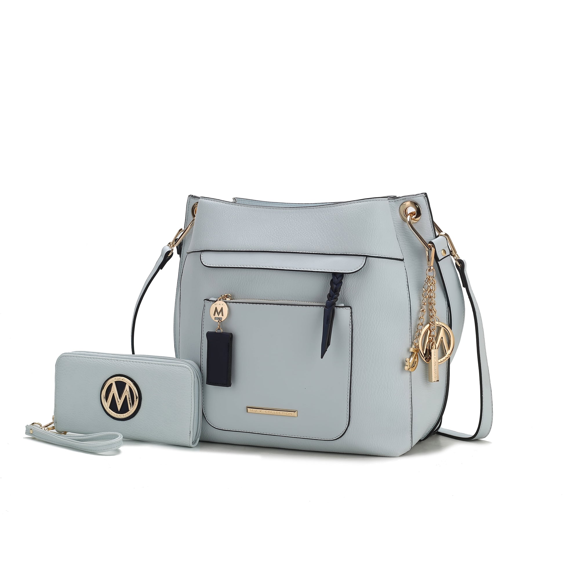 Vegan Leather Hobo & Wristlet Set | Effortless Elegance in Two Pieces