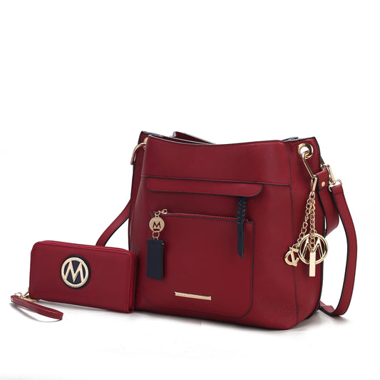 Vegan Leather Hobo & Wristlet Set | Effortless Elegance in Two Pieces