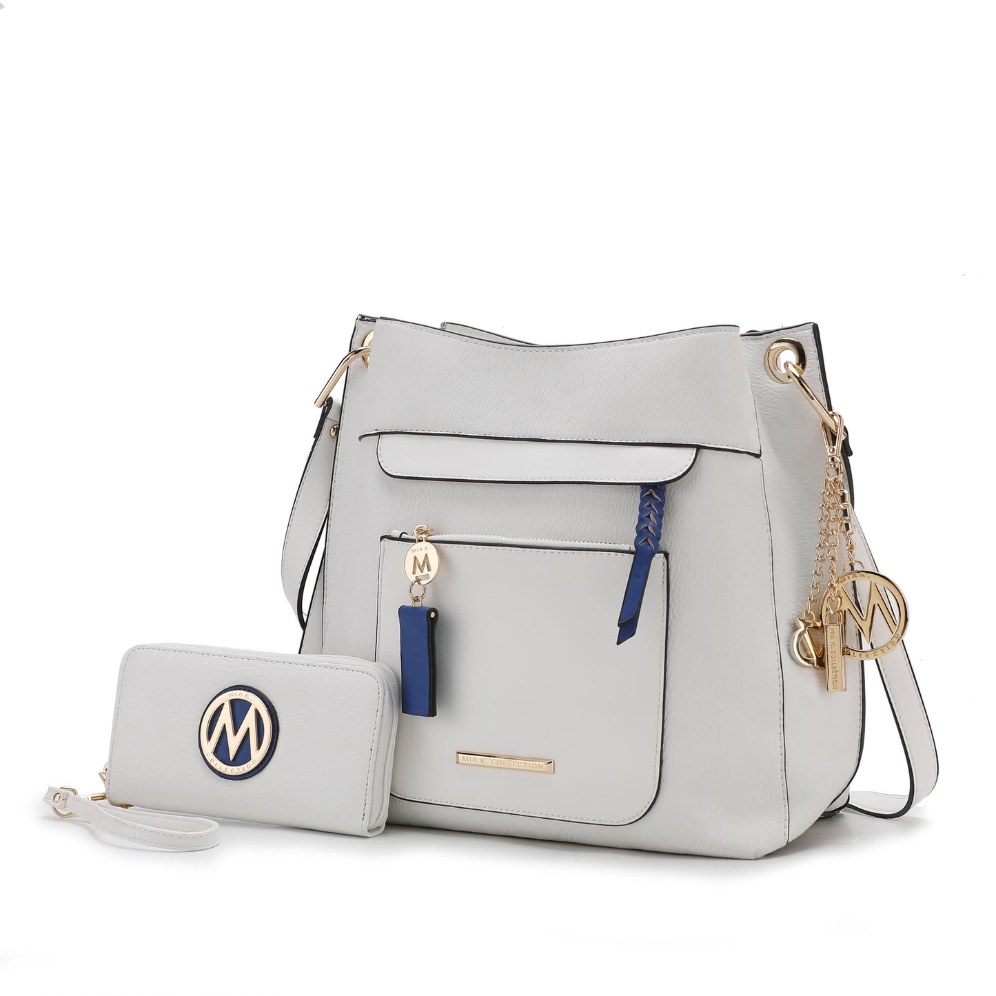 Vegan Leather Hobo & Wristlet Set | Effortless Elegance in Two Pieces
