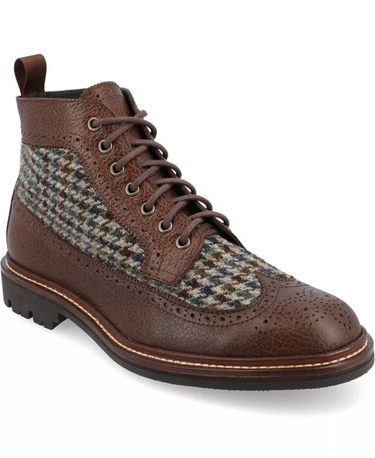 Men’s Boston Longwing Dress Boots – Classic Luxury