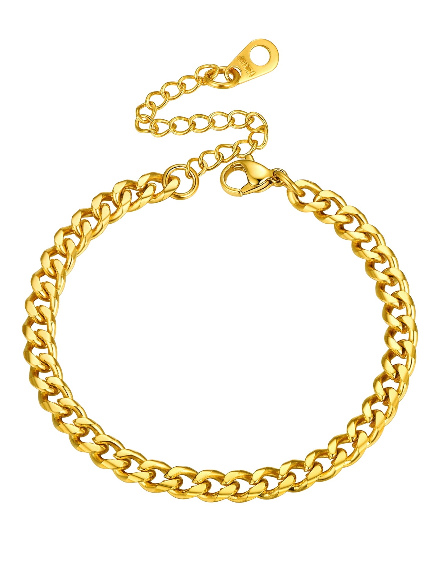 Sleek Black Cuban Bracelet for Men – Elegance