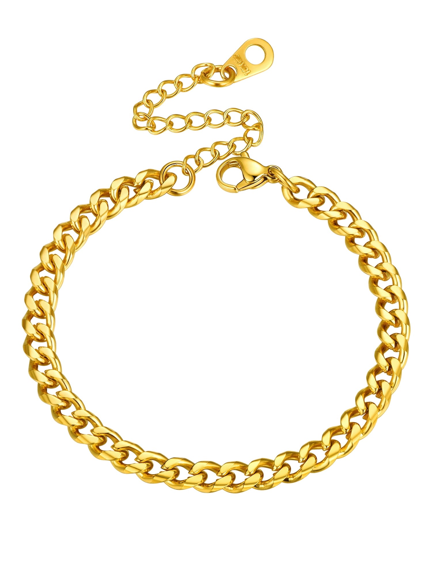 Sleek Black Cuban Bracelet for Men – Elegance