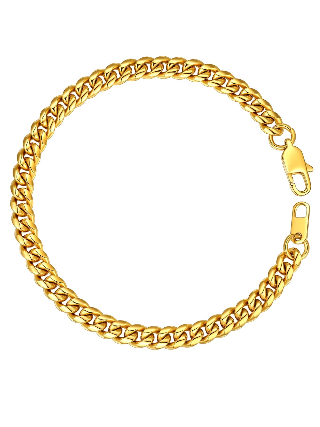 Sleek Black Cuban Bracelet for Men – Elegance