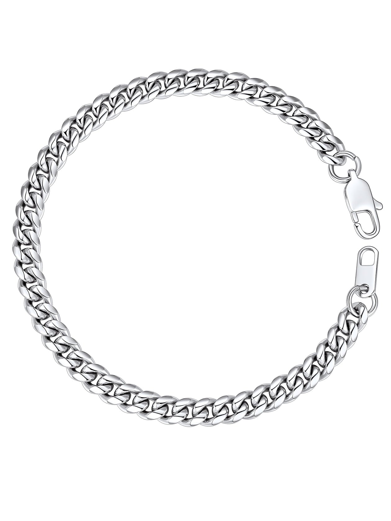 Sleek Black Cuban Bracelet for Men – Elegance