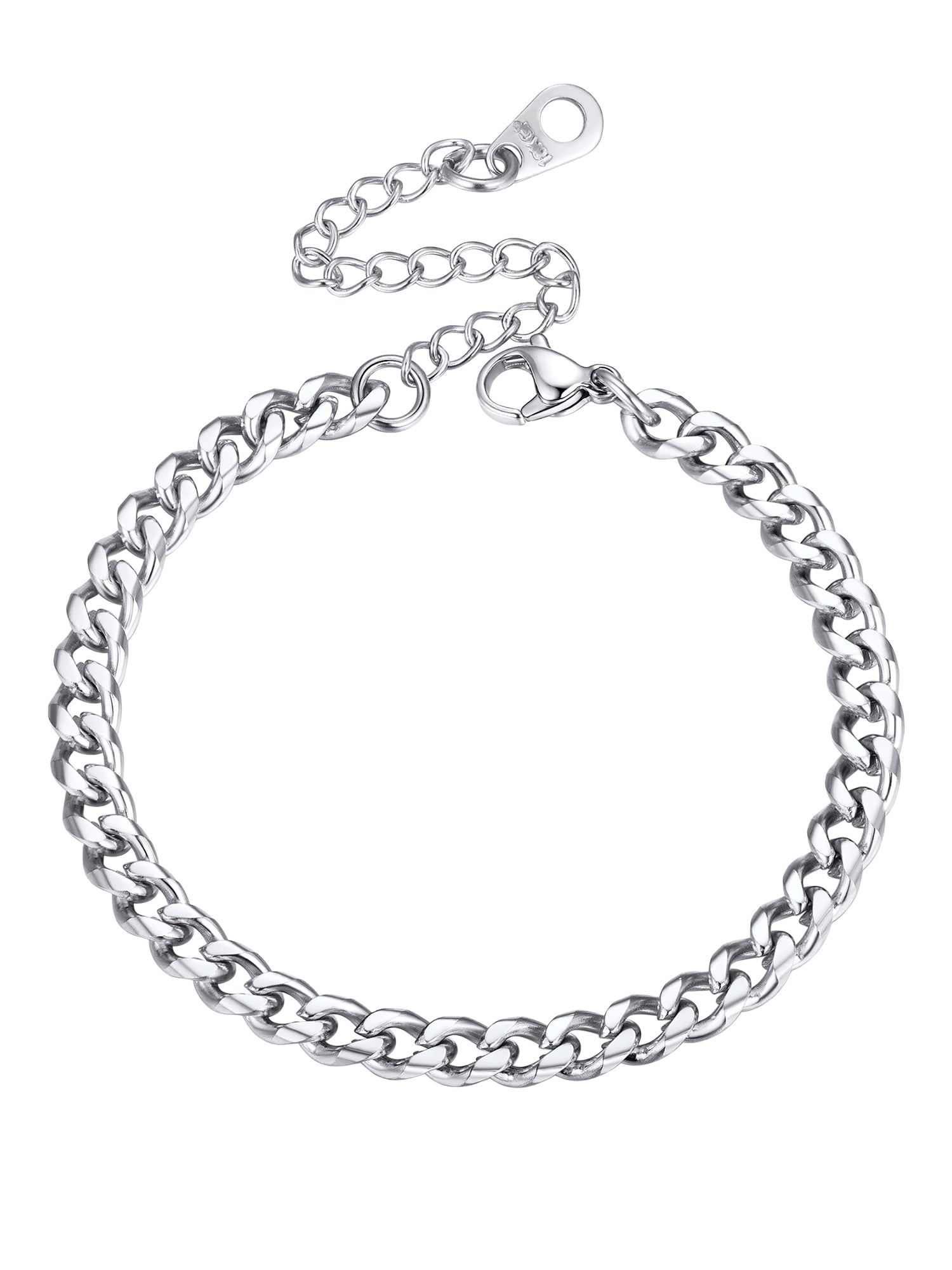 Sleek Black Cuban Bracelet for Men – Elegance