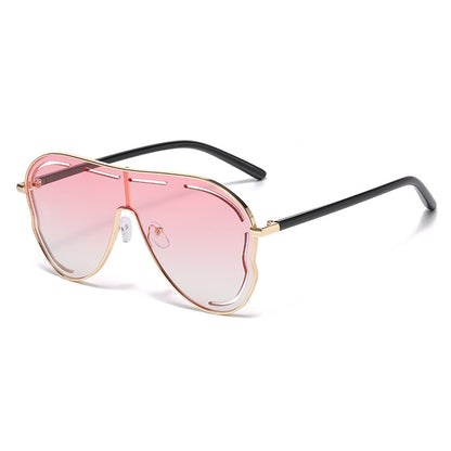 Designer-Style Toad-Shaped Hollow Sunglasses