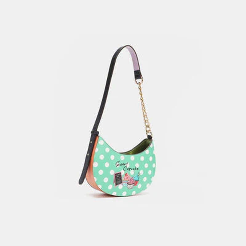 Nicole Lee USA Vegan Leather Polka Dot Shoulder Bag - PrettyFancyNow