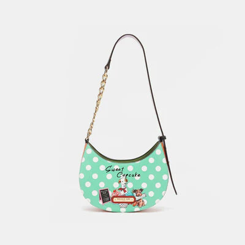 Nicole Lee USA Vegan Leather Polka Dot Shoulder Bag - PrettyFancyNow