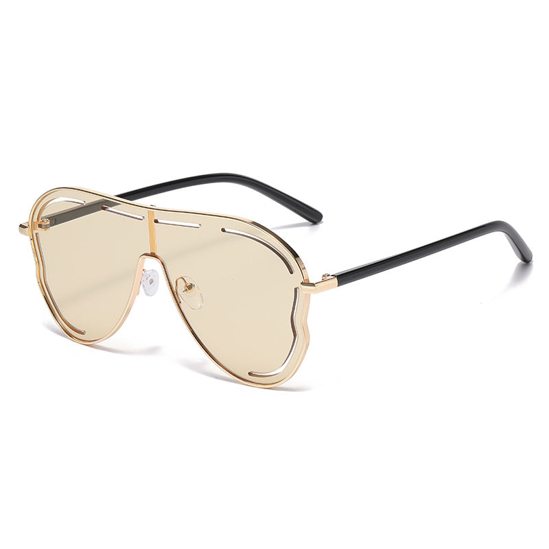 Designer-Style Toad-Shaped Hollow Sunglasses