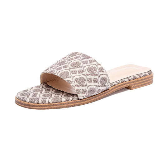 Classic Women’s Summer Slippers – Anti-Slip Sole, Letter Print, Comfortable Everyday Sandals - PrettyFancyNow