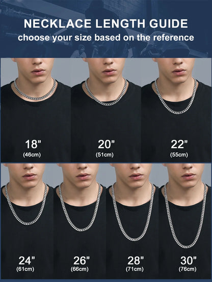 Men's 10mm Cuban Link Chain – Stainless Steel