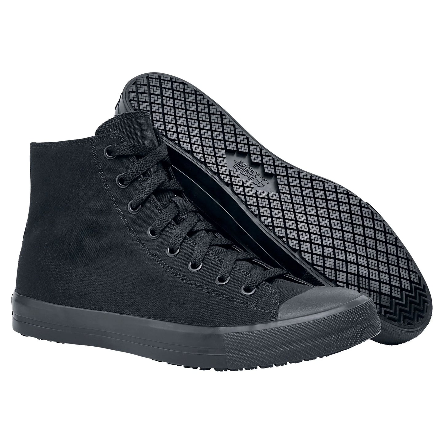 Pembroke Black Canvas Shoes – Unisex, Slip-Resistant, Water-Resistant