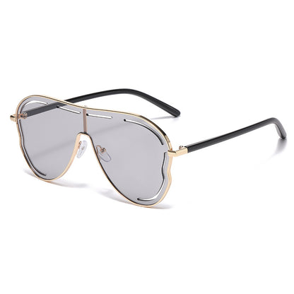 Designer-Style Toad-Shaped Hollow Sunglasses