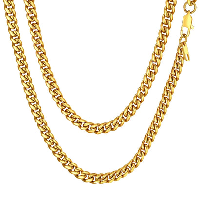 Men's 10mm Cuban Link Chain – Stainless Steel