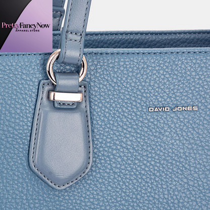 Classic PU Leather Tote Bag – David Jones Paris - PrettyFancyNow