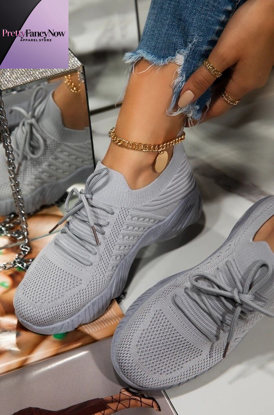 Ladies Walking Sneakers – Lightweight & Fashionable - PrettyFancyNow