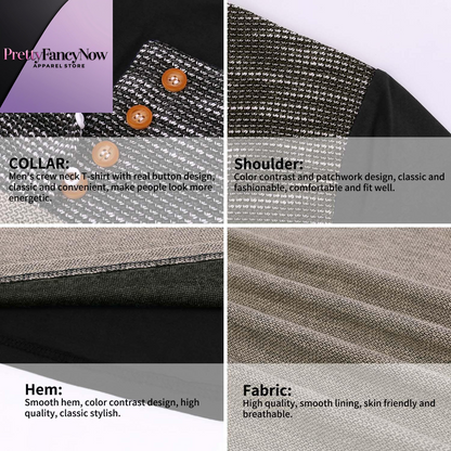 Men’s Premium Slim Fit Casual Shirt – Contrast Stitching