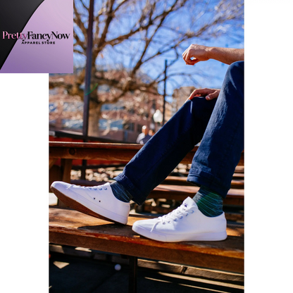 Retro-Inspired Black & White Canvas Sneakers – Unisex Fit, Cushioned Comfort