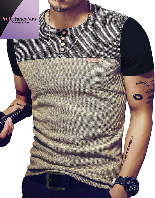 Men’s Premium Slim Fit Casual Shirt – Contrast Stitching