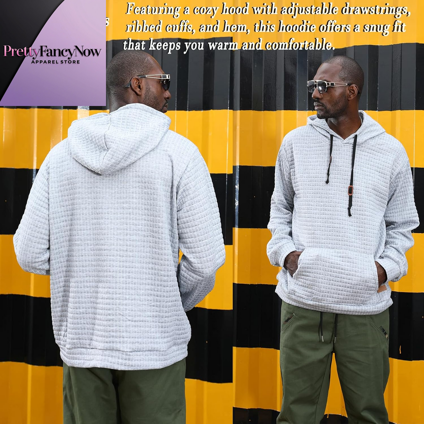  Pullover Sweatshirt with Pocket, Cozy Winter Wear