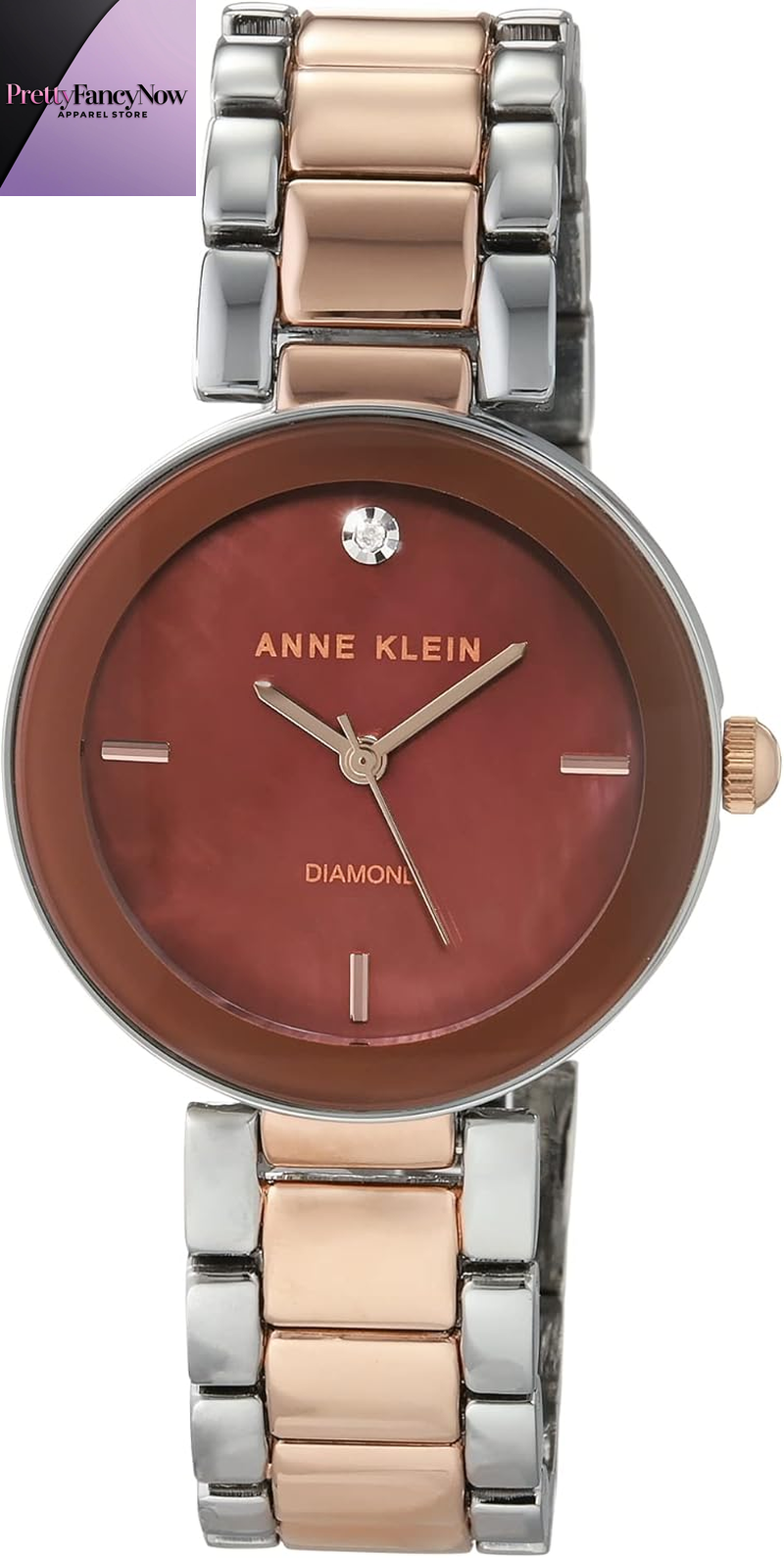 Elegant Women’s Bracelet Watch – Genuine Diamond Dial