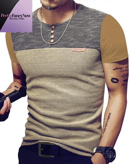 Men’s Premium Slim Fit Casual Shirt – Contrast Stitching
