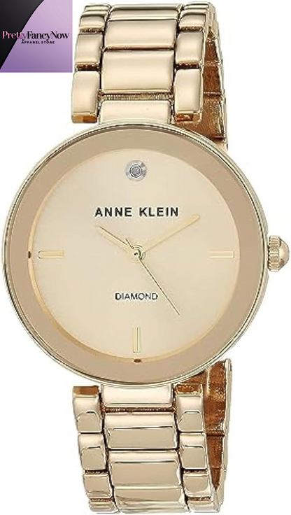 Elegant Women’s Bracelet Watch – Genuine Diamond Dial