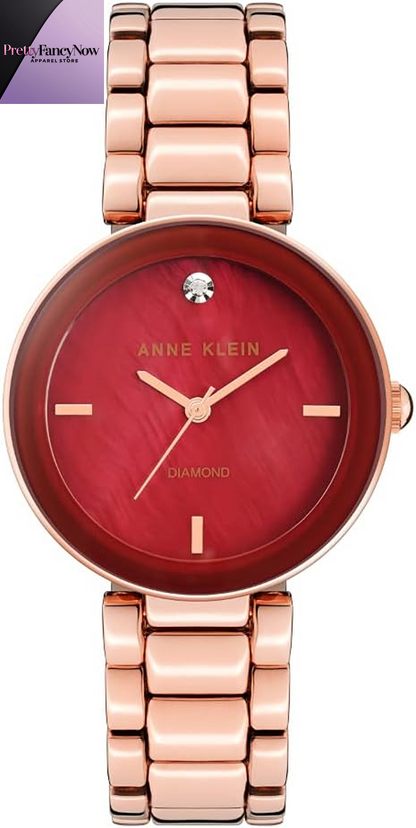 Elegant Women’s Bracelet Watch – Genuine Diamond Dial