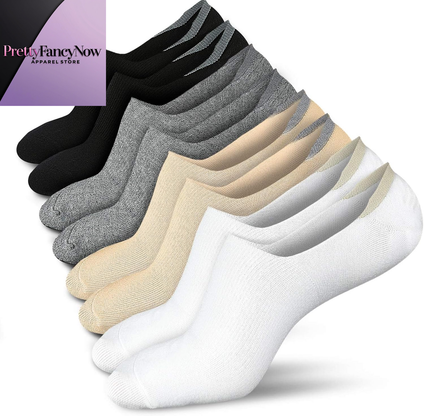 No Show Socks 8 pair bundle