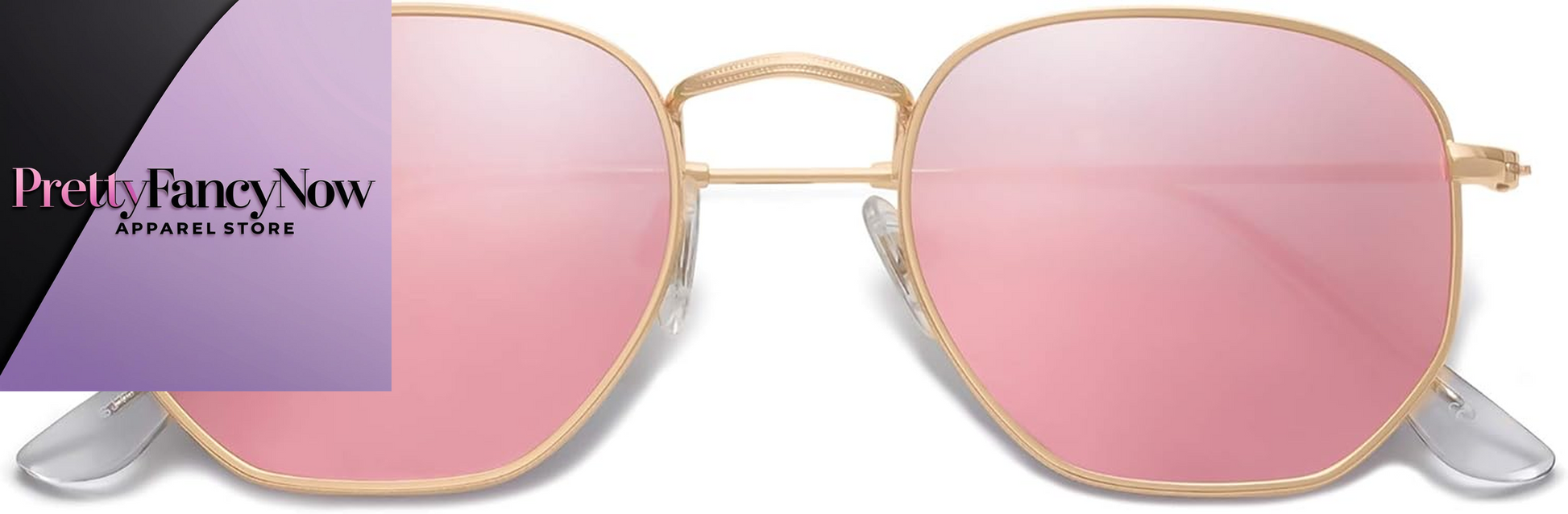 Designer Hexagonal Polarized Sunglasses