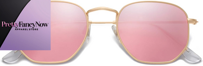 Designer Hexagonal Polarized Sunglasses