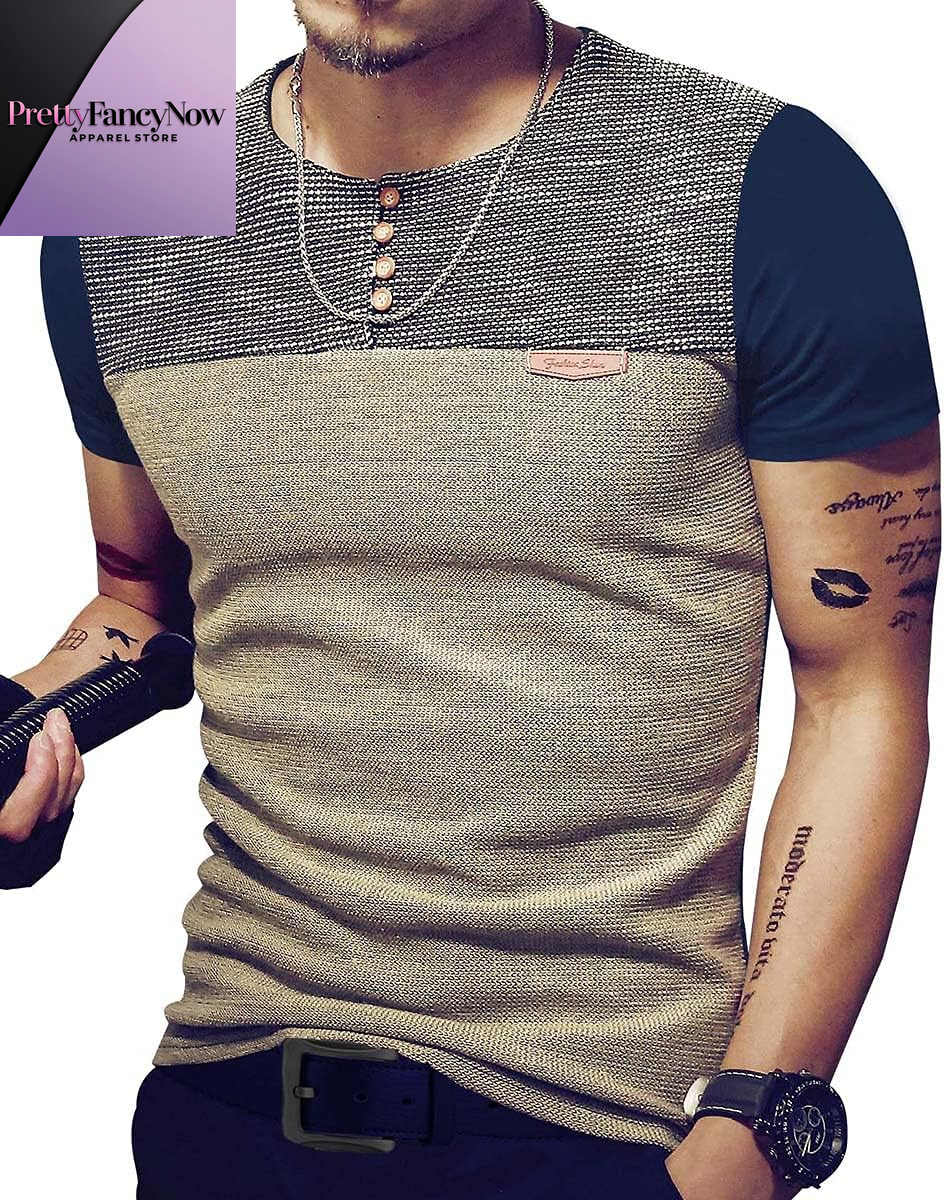 Men’s Premium Slim Fit Casual Shirt – Contrast Stitching