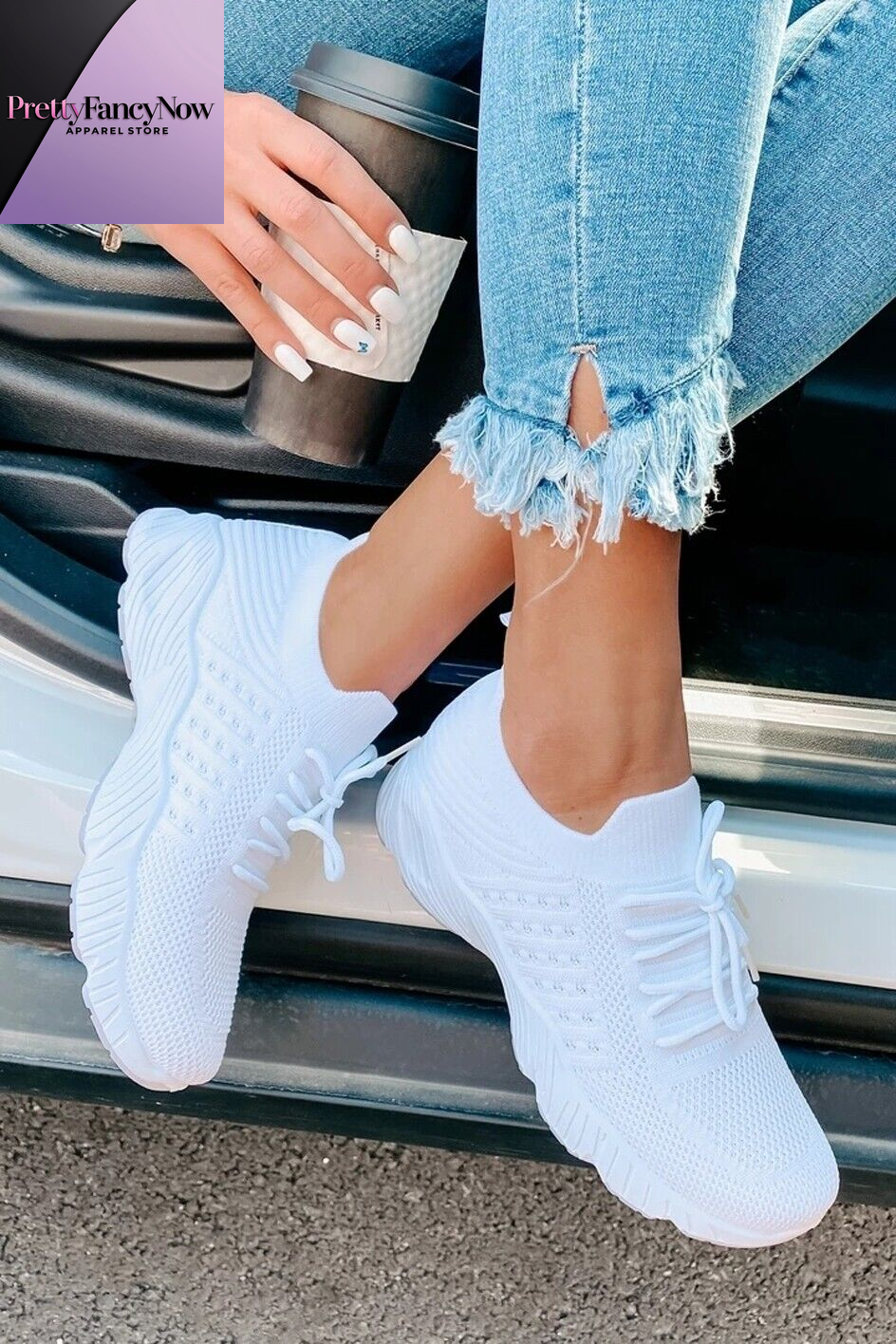Ladies Walking Sneakers – Lightweight & Fashionable - PrettyFancyNow
