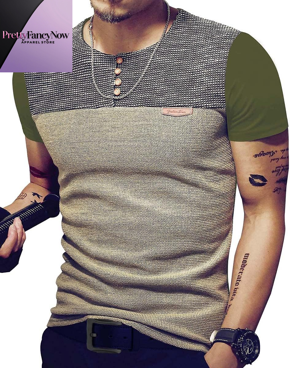 Men’s Premium Slim Fit Casual Shirt – Contrast Stitching