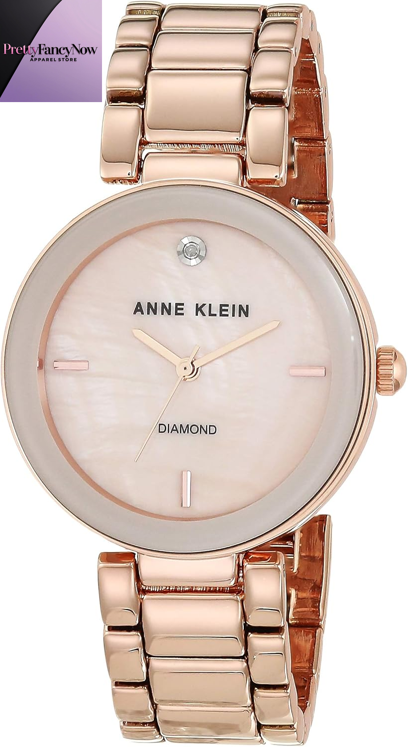 Elegant Women’s Bracelet Watch – Genuine Diamond Dial