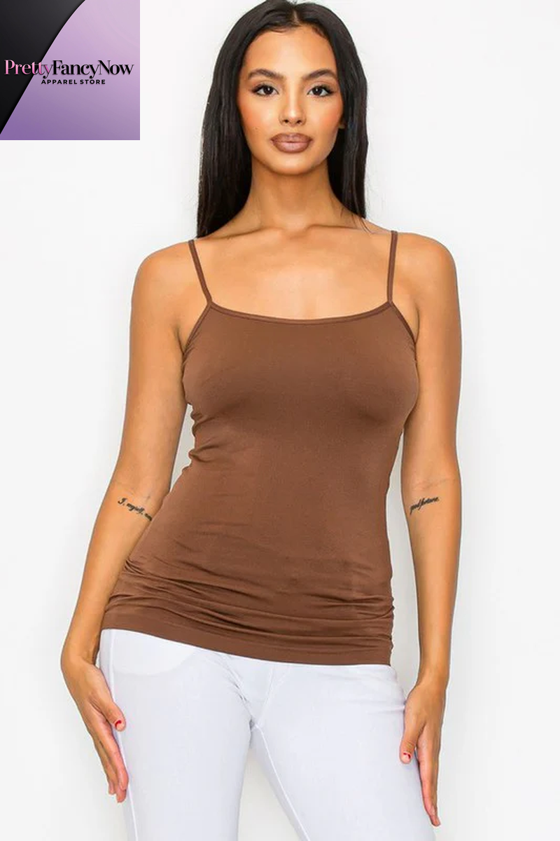 Seamless Cami Tank Top for Women - PrettyFancyNow